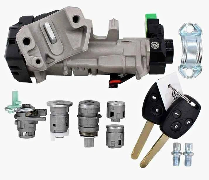 Motoku Ignition Switch Lock Set w/ Keys for Honda Accord 2003-20