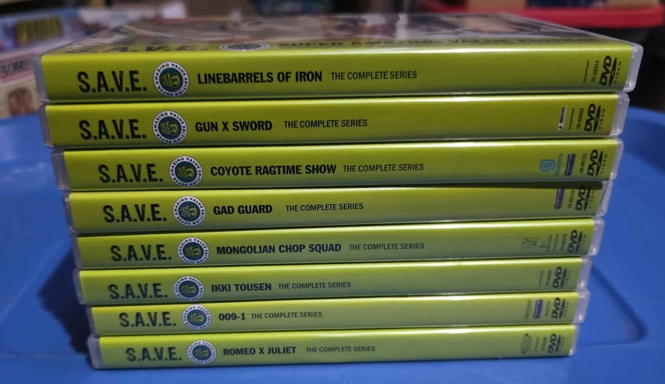 Anime DVD Bundle – 8 Complete Series (Funimation S.A.V.E.) - photo 2