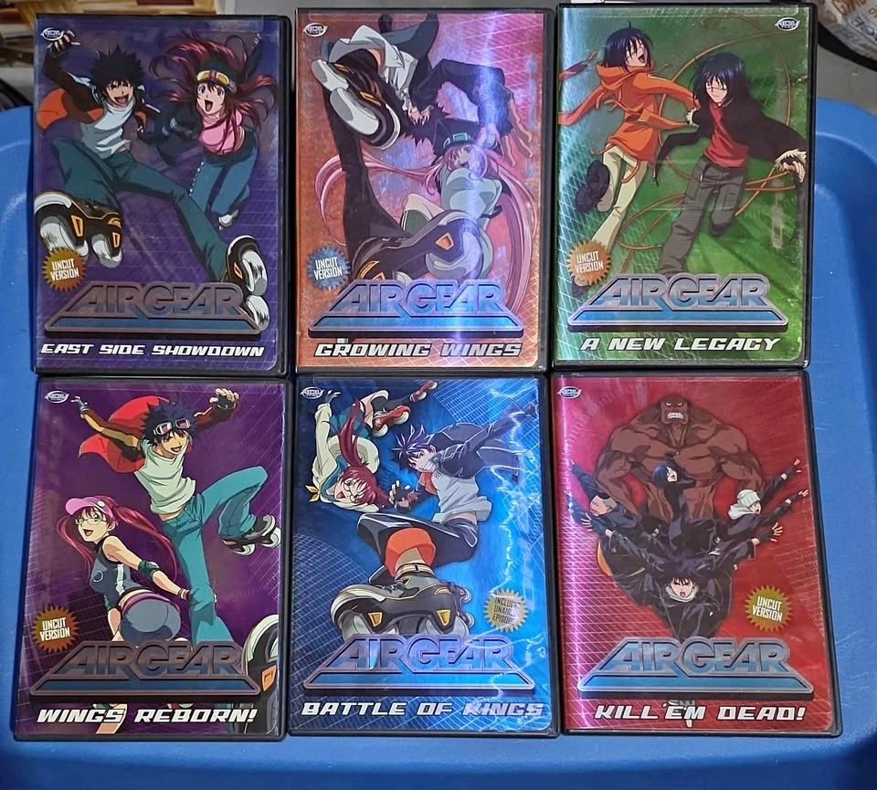 Air Gear Complete DVD Set (Vol 1-6)