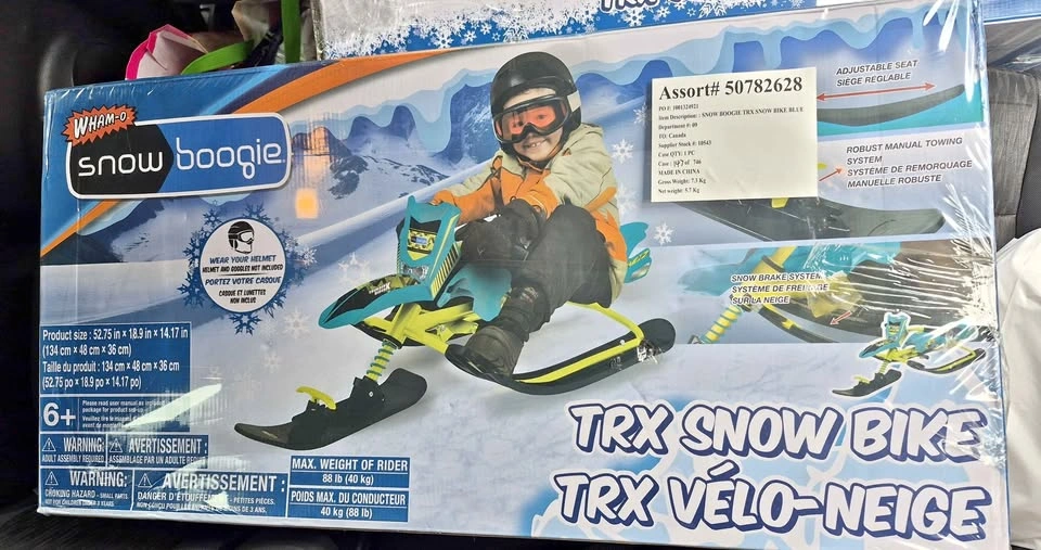 Brand New Snow Boogie TRX Snow Bike Kids