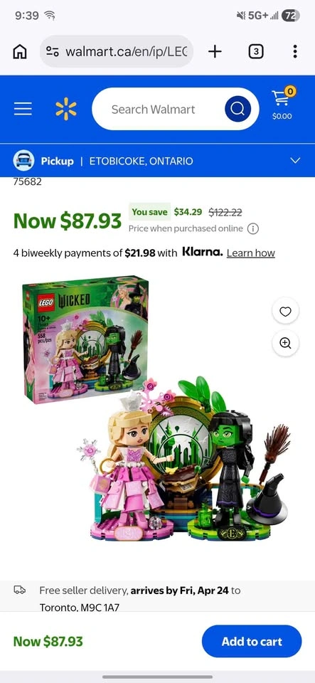 LEGO Wicked Elphaba & Glinda Figures Fantasy Playset - 75682 - photo 2