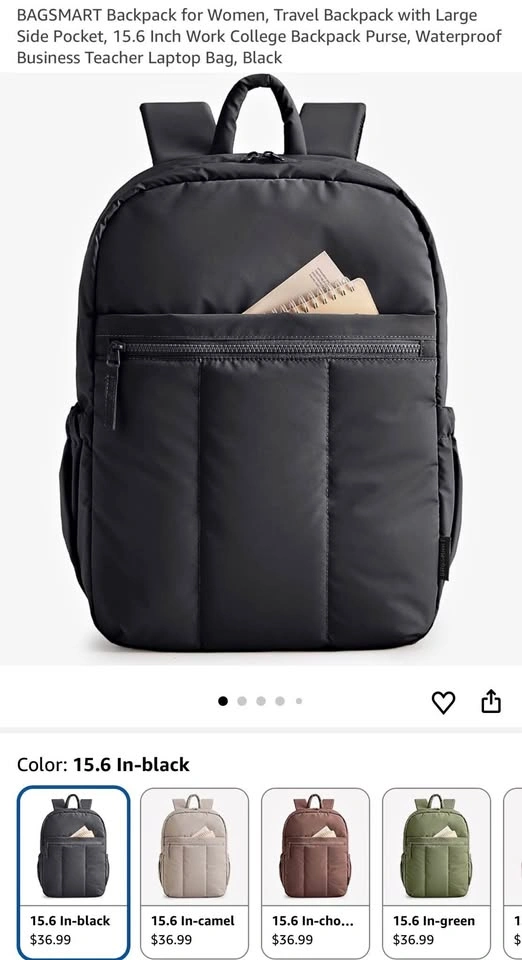 (New)15.6” Backpack for Women