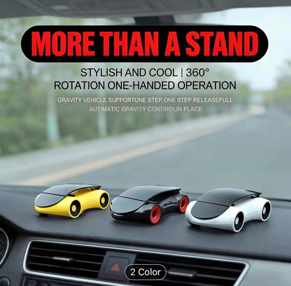 New Car Phone Holder Mount w/ 360 Rotation Gravity Support