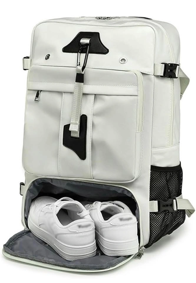 30L Travel Backpack with Shoe Compartment - Black - photo 5