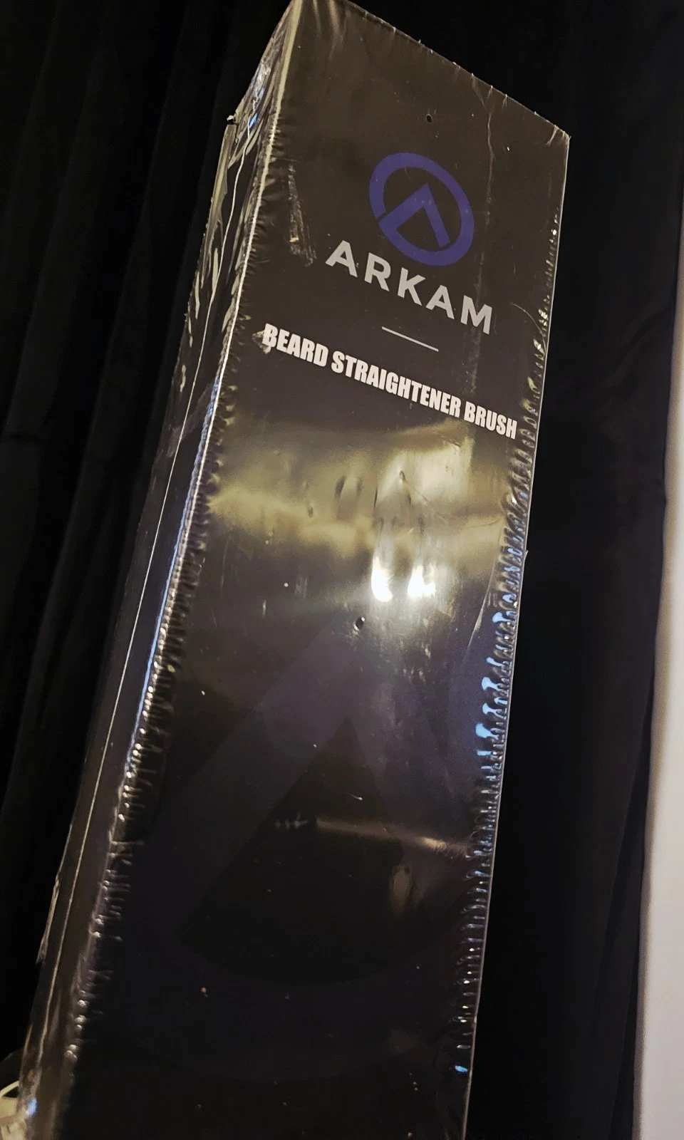 Arkam Beard Straightener Brush, Auto Shut-Off, 450°F