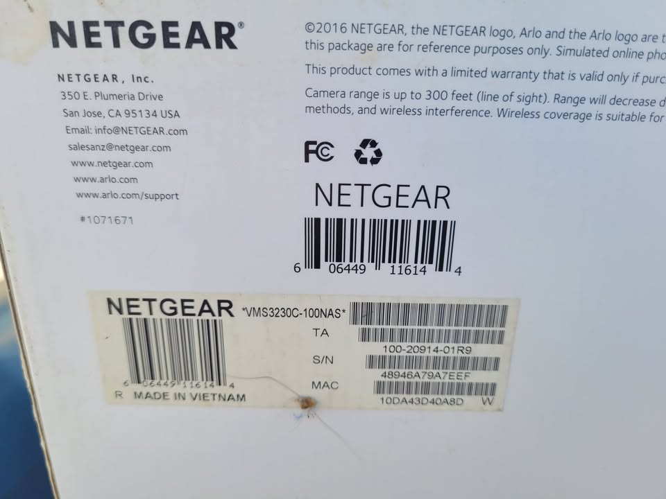 NETGEAR Arlo VMS3230C-100NAS Wi-Fi Security Camera System - photo 5