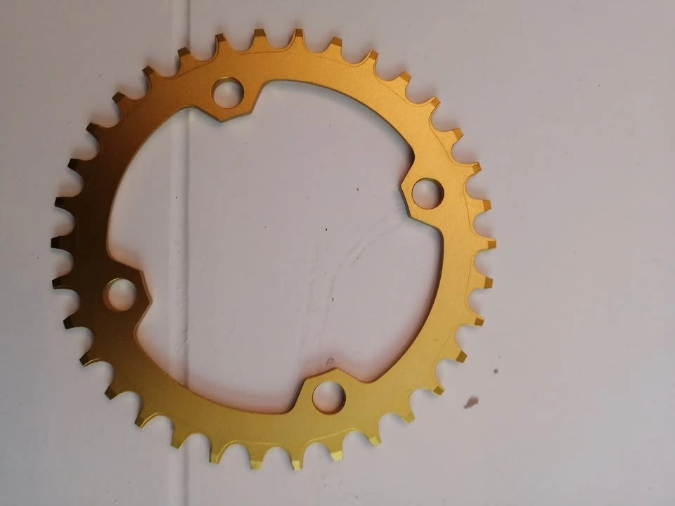 New Gold CNC Machined Bike Chain Ring - GOLD Colour - photo 2