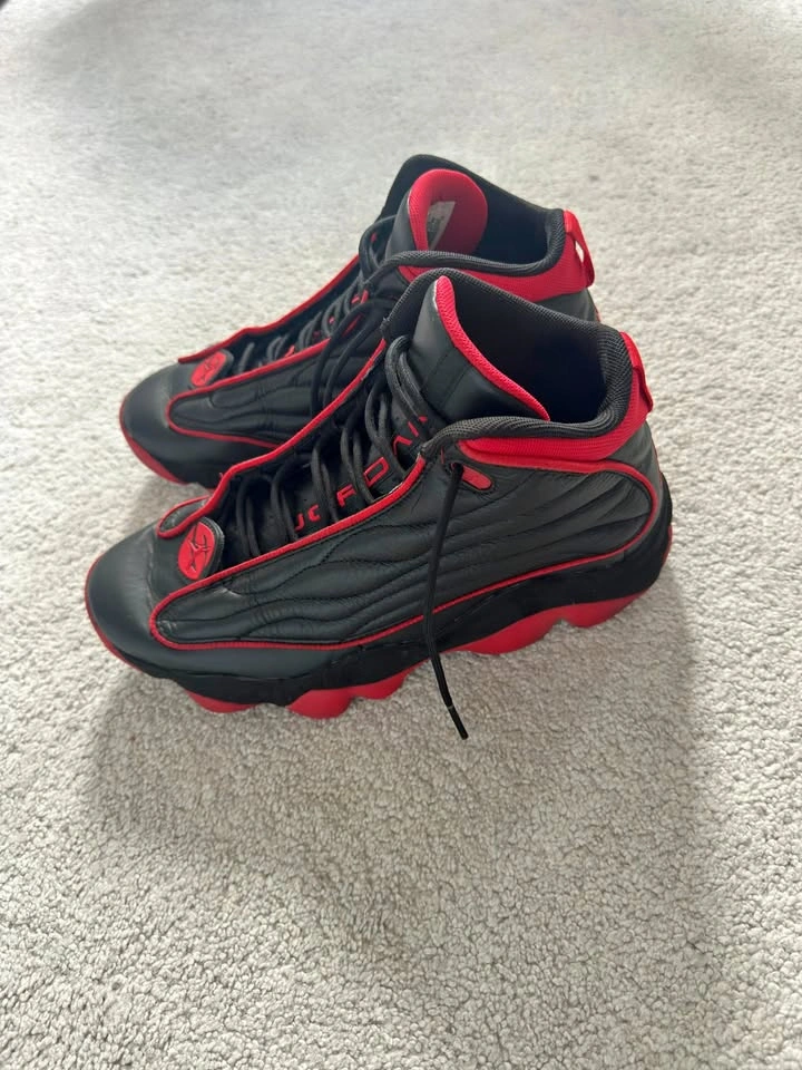 Men Nike Air Jordan Pro Strong Bred Basketball Shoes Sneakers