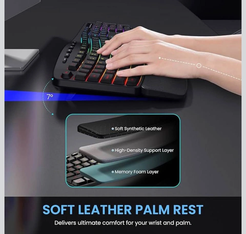 (New) Ergonomic Wireless Keyboard - photo 2