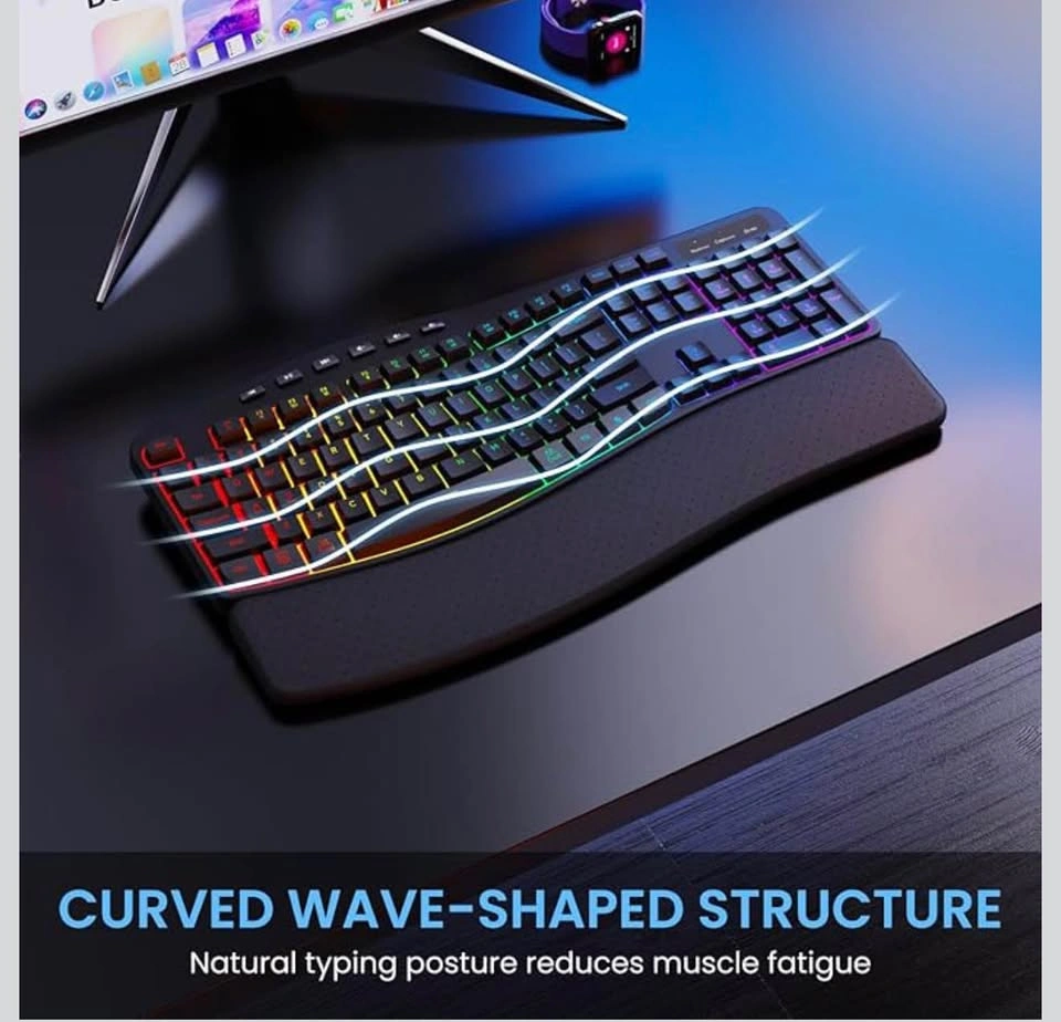 (New) Ergonomic Wireless Keyboard - photo 4
