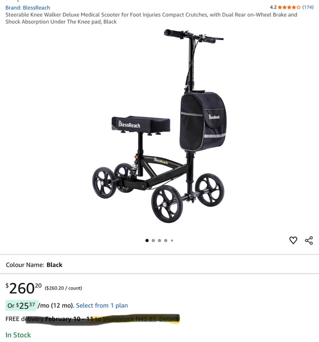 NEW Knee Scooter Foldable
