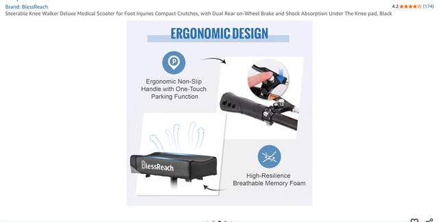 NEW Knee Scooter Foldable - photo 4