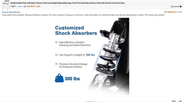 NEW Knee Scooter Foldable - photo 5