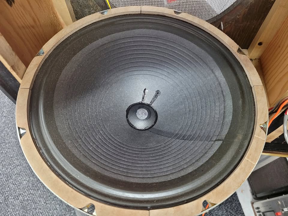 Speaker 12 inch Made in USA 2 pc 1960