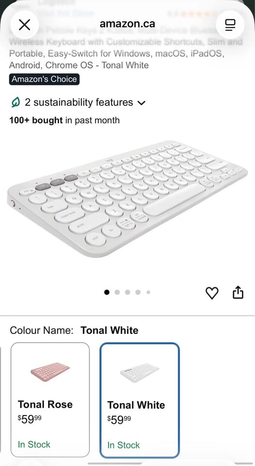 Logitech Pebble Keys 2 K380s Wireless Keyboard new - photo 4