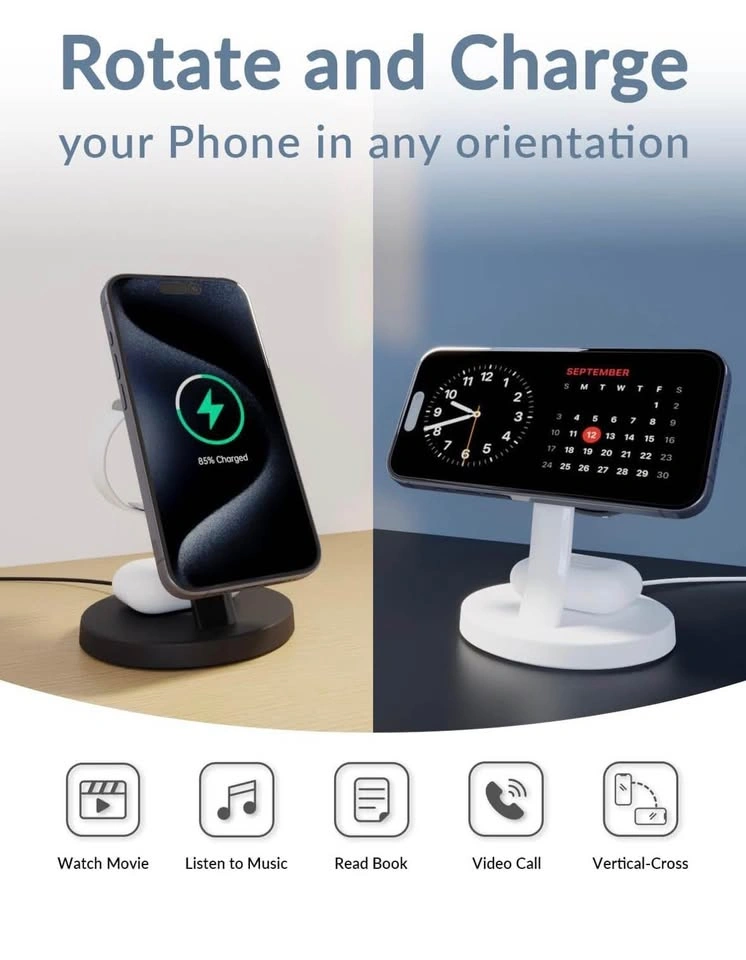MagSafe 3-in-1 Wireless Charging Stand New - photo 4