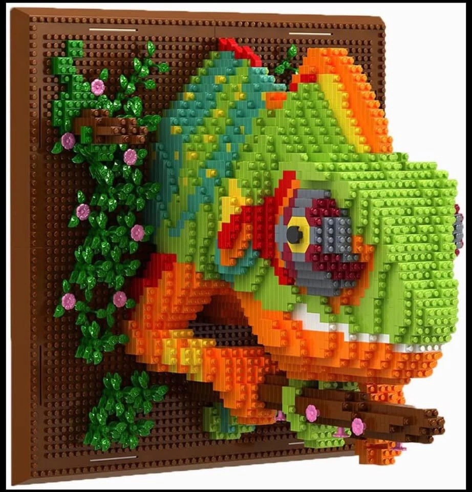 Chameleon Lego Wall Art - photo 3