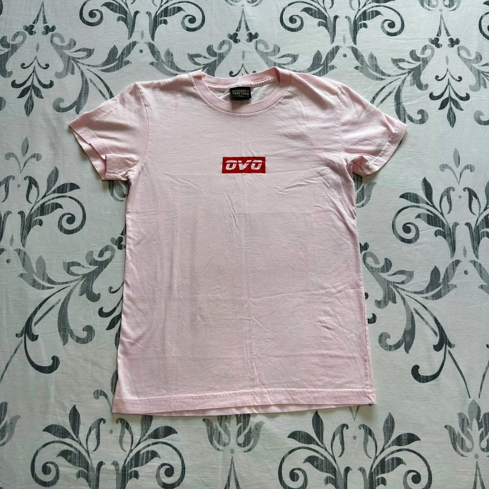 Octobers Very Own OVO Baby Pink Tee