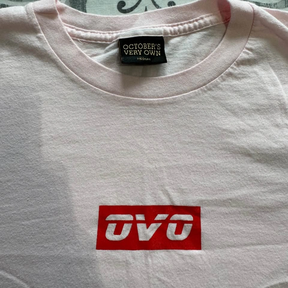 Octobers Very Own OVO Baby Pink Tee - photo 2