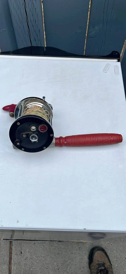 Antique fishing reel