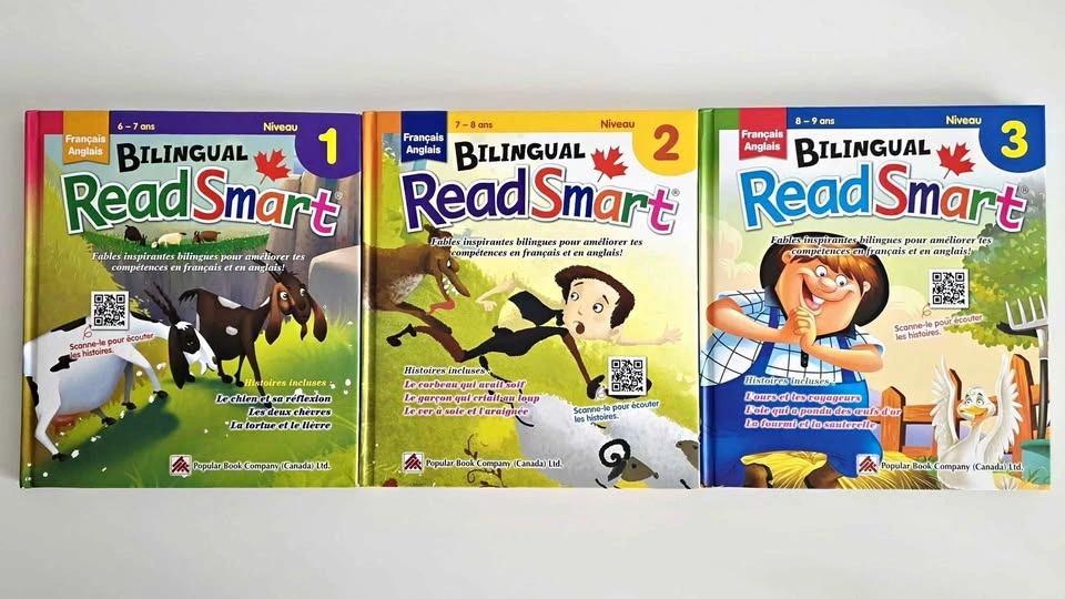 [New] Bilingual Read Smart Level 1-3 (9 stories + Audio)