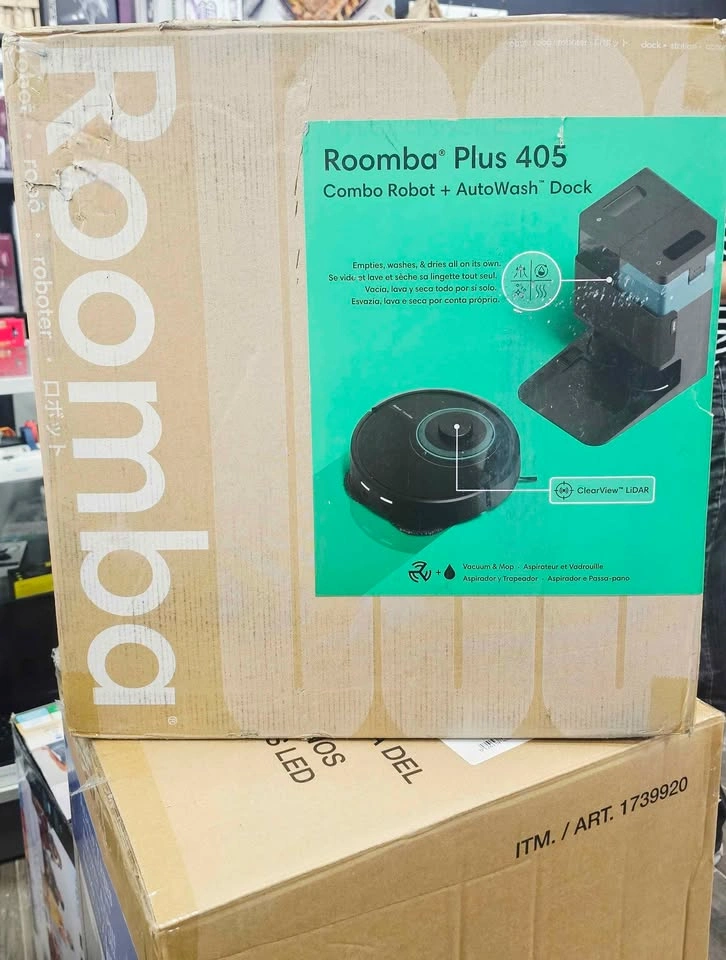 Brand New Factory Sealed - Irobot - Roomba Plus 405 Autowash - photo 3