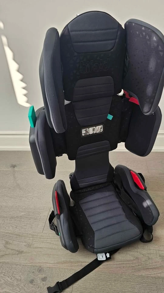 Folding Travel High Back Booster Seat with Cup Holder - photo 2