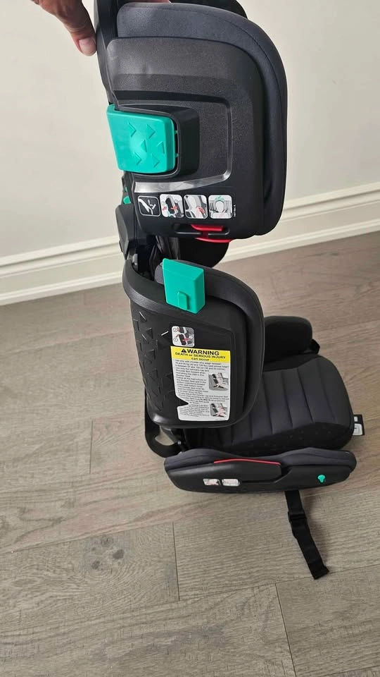 Folding Travel High Back Booster Seat with Cup Holder - photo 5