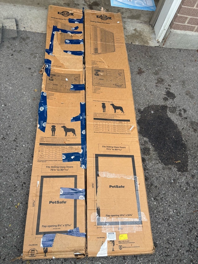 Brand New PetSafe Sliding Glass Pet Doors (2) - photo 4