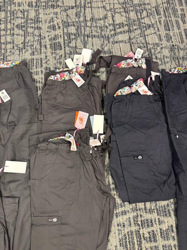 Brand New Koi Scrub Pants - 9 Pairs - Charcoal/Dark Grey - photo 4