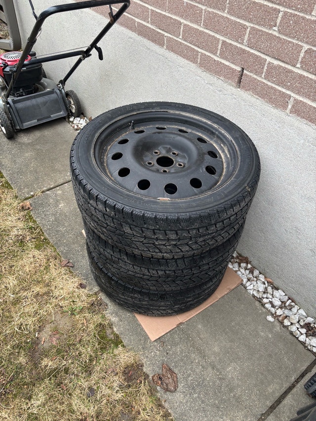 Winter Tires on Steel Rims - 235/45R18 - photo 2
