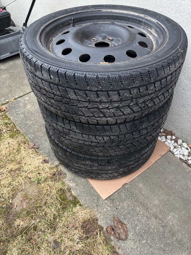 Winter Tires on Steel Rims - 235/45R18 - photo 3