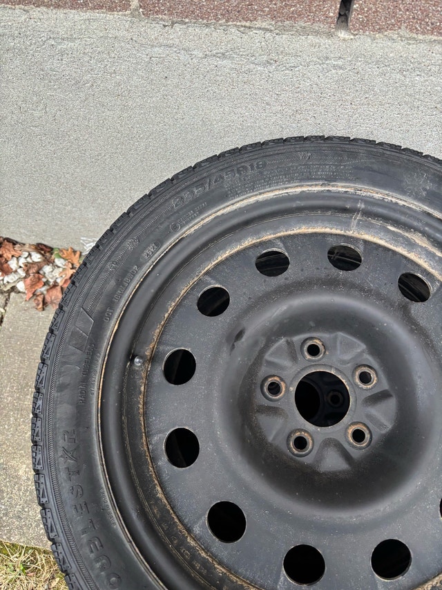 Winter Tires on Steel Rims - 235/45R18 - photo 5
