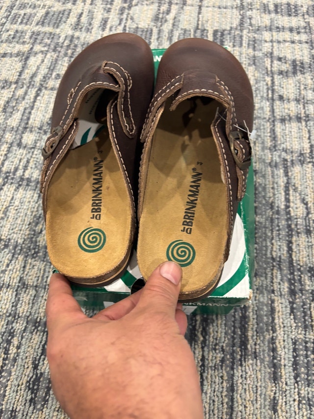 Dr. Brinkmann Leather Clogs Size 44 - photo 4