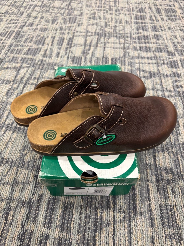 Dr. Brinkmann Leather Clogs Size 44 - photo 5