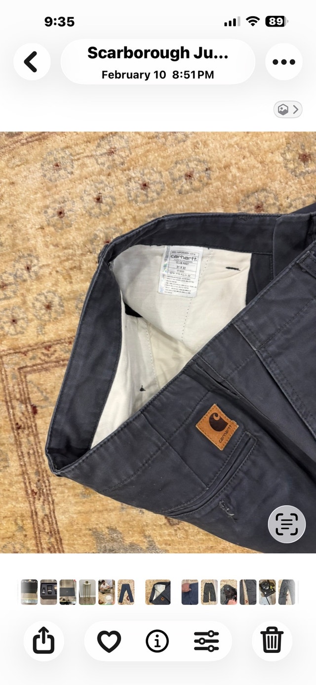 Carhartt Men's Pants 31x32