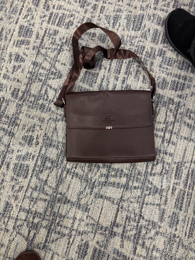 Brand New Genuine Leather Laptop Messenger Bag - Brown - photo 2