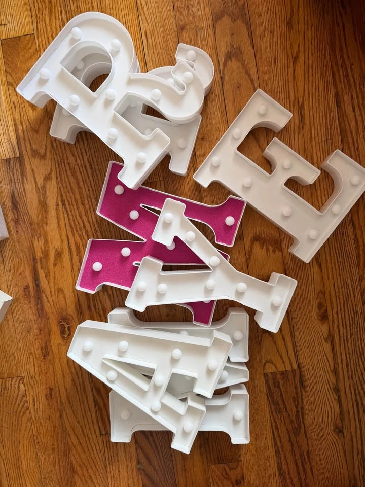 Shadow Box Set + 3D Light-Up Letters (6 Frames Bundle) - photo 2