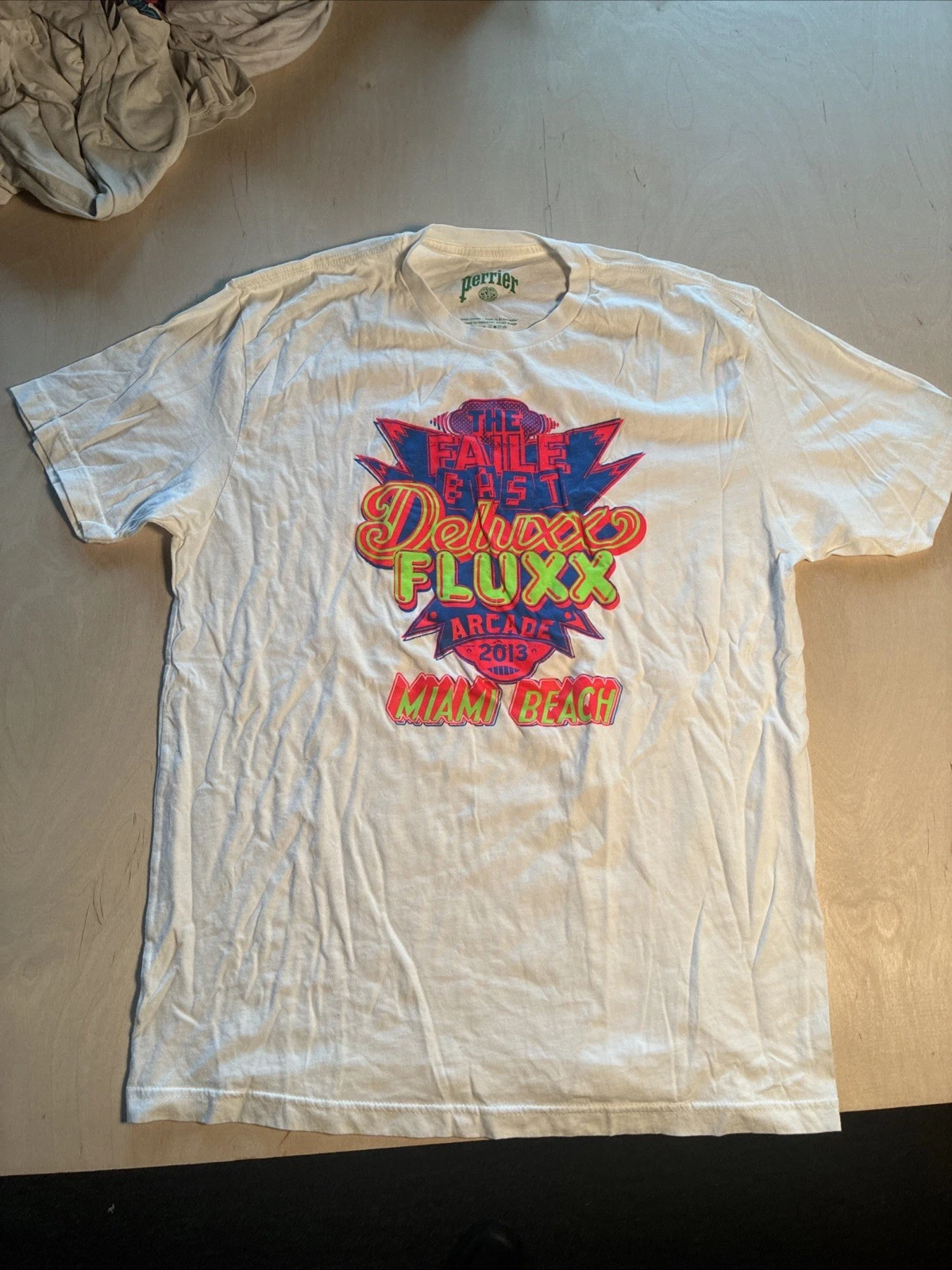 Faile Deluxx Fluxx X Perrier Miami Art Basel Tee (2013) - Large