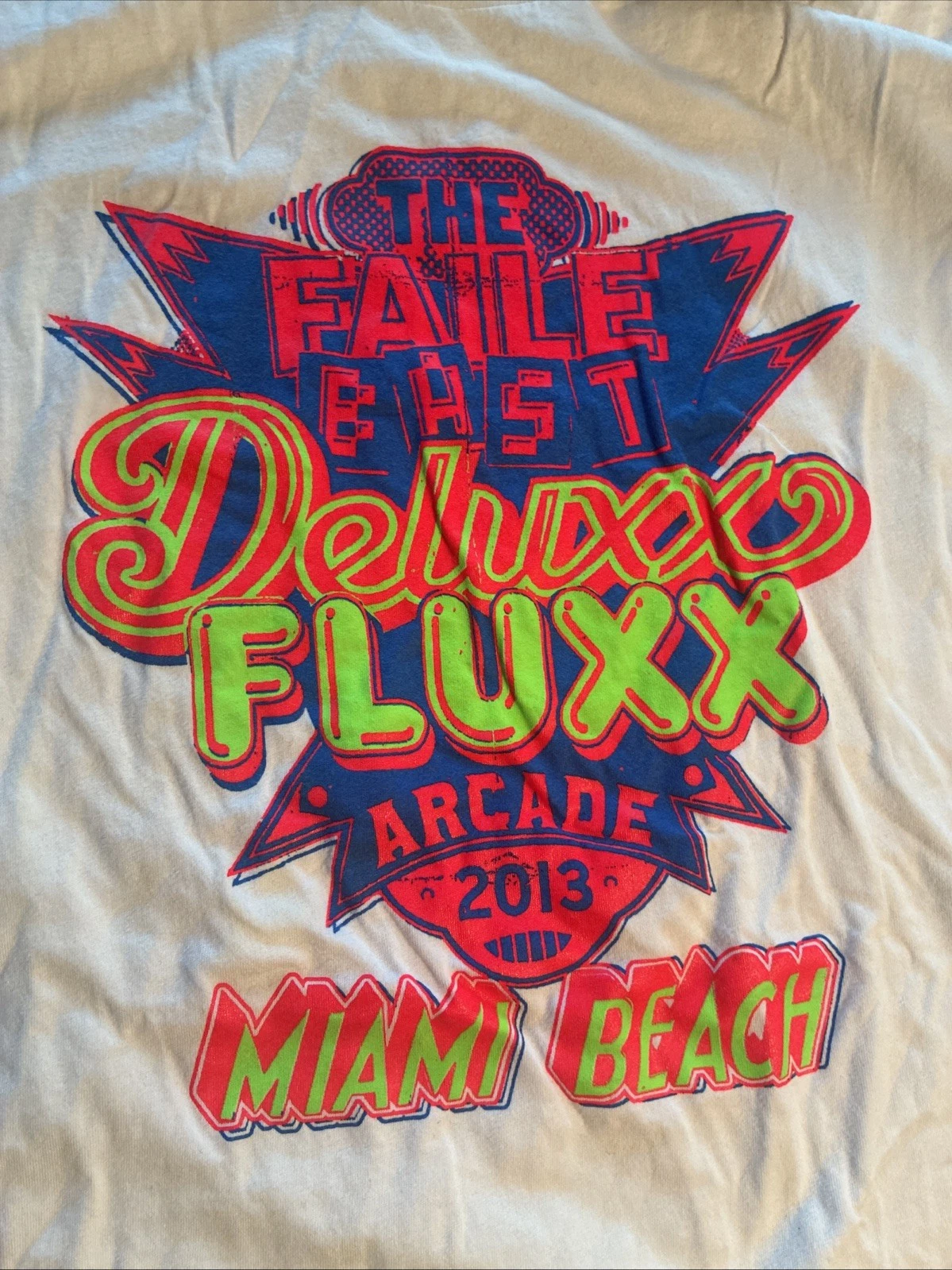 Faile Deluxx Fluxx X Perrier Miami Art Basel Tee (2013) - Large - photo 3