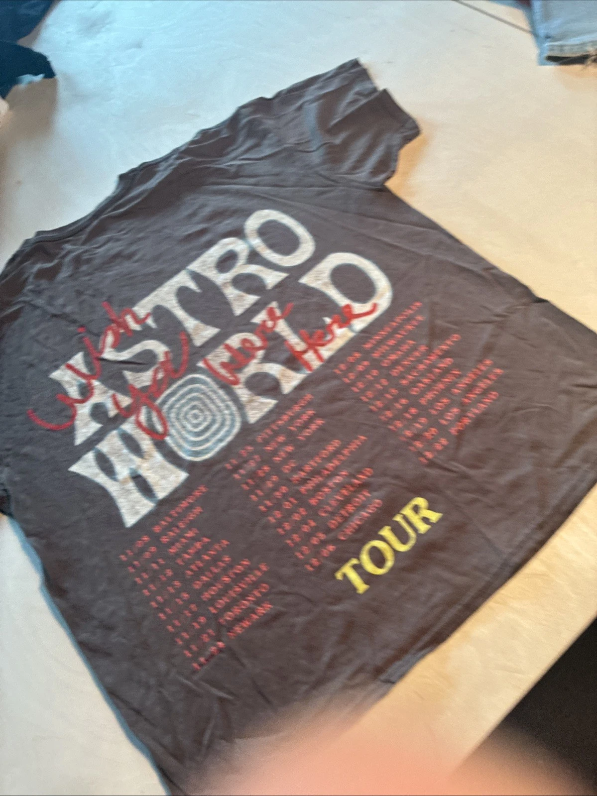 Travis Scott Sicko Mode T-Shirt Astro World Tour Size L Double S - photo 5