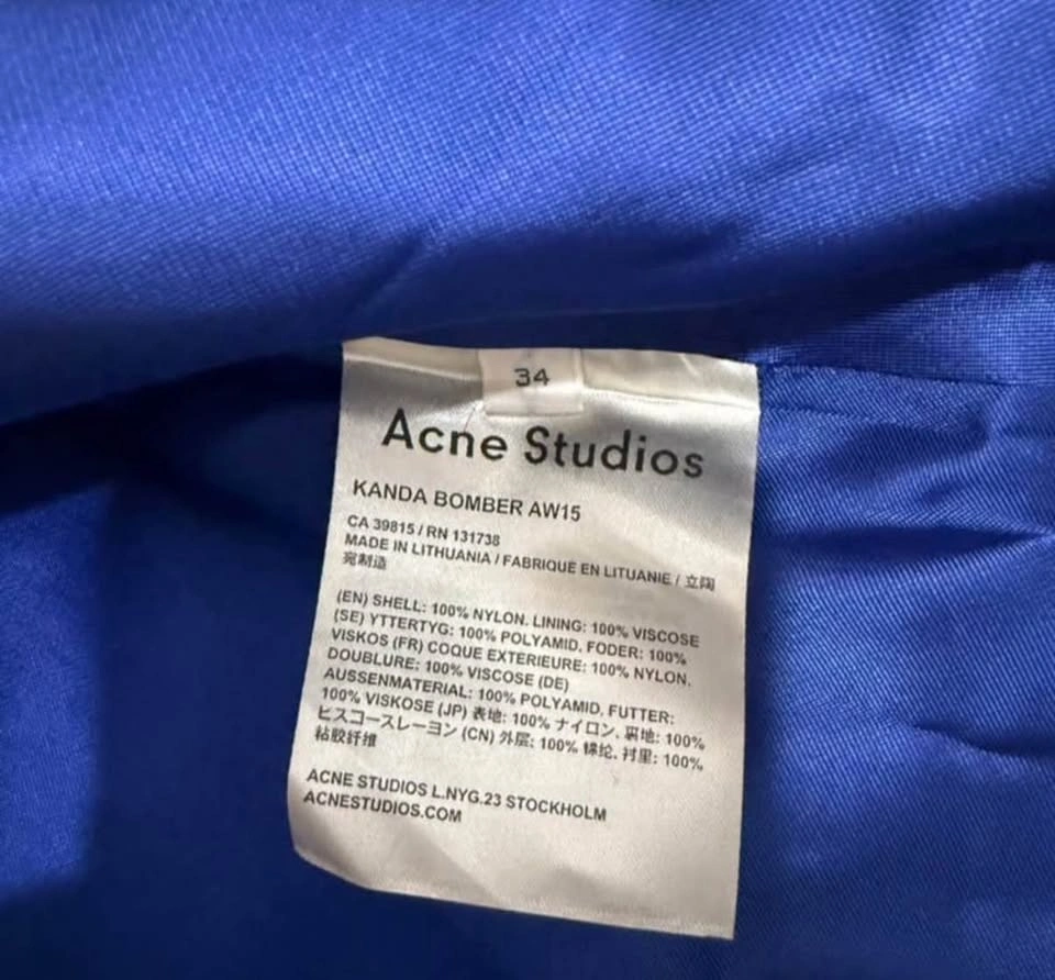 Acne Studios Blue Skirt - photo 4