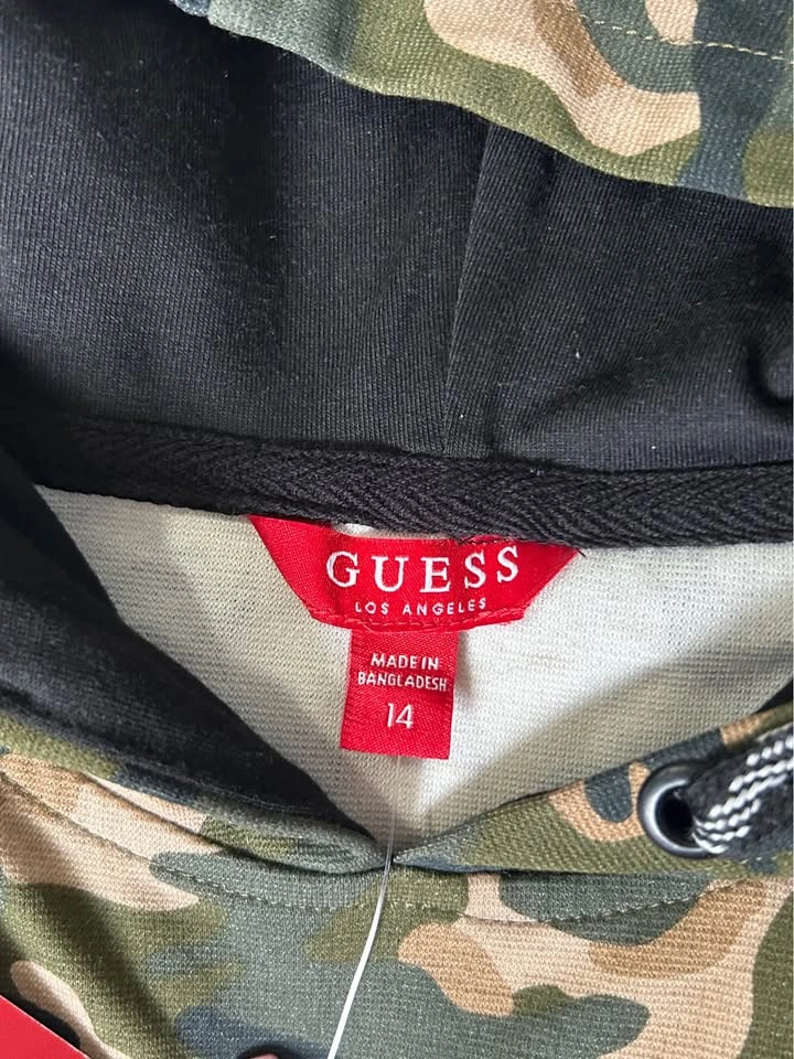 Guess Camo Hoodie New with Tags Size 14 - photo 3