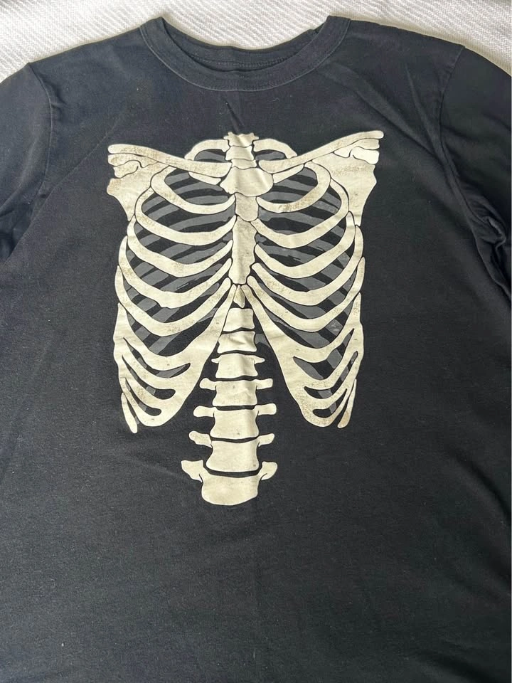 OshKosh B'gosh Black Skeleton Glow in Dark Long Sleeve Shirt Siz - photo 2