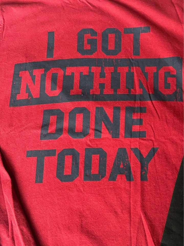 2 Boys Long Sleeve Shirts - Red 'Nothing Done' & Black 'Fear Les - photo 5