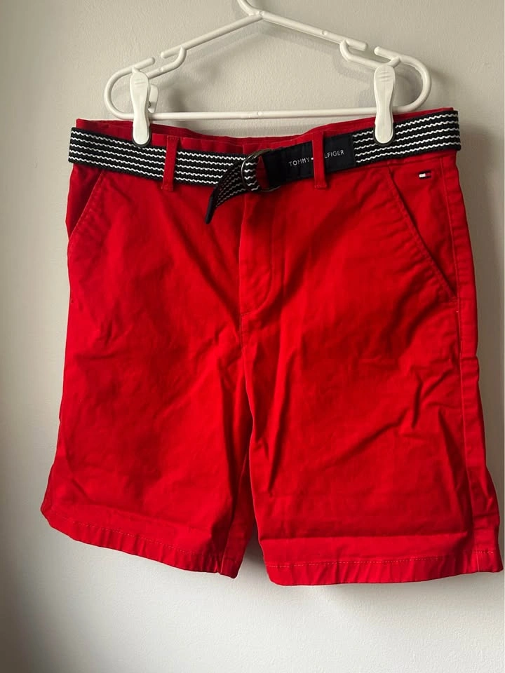 Tommy Hilfiger Red Shorts w/ Belt (Size 14) - photo 2