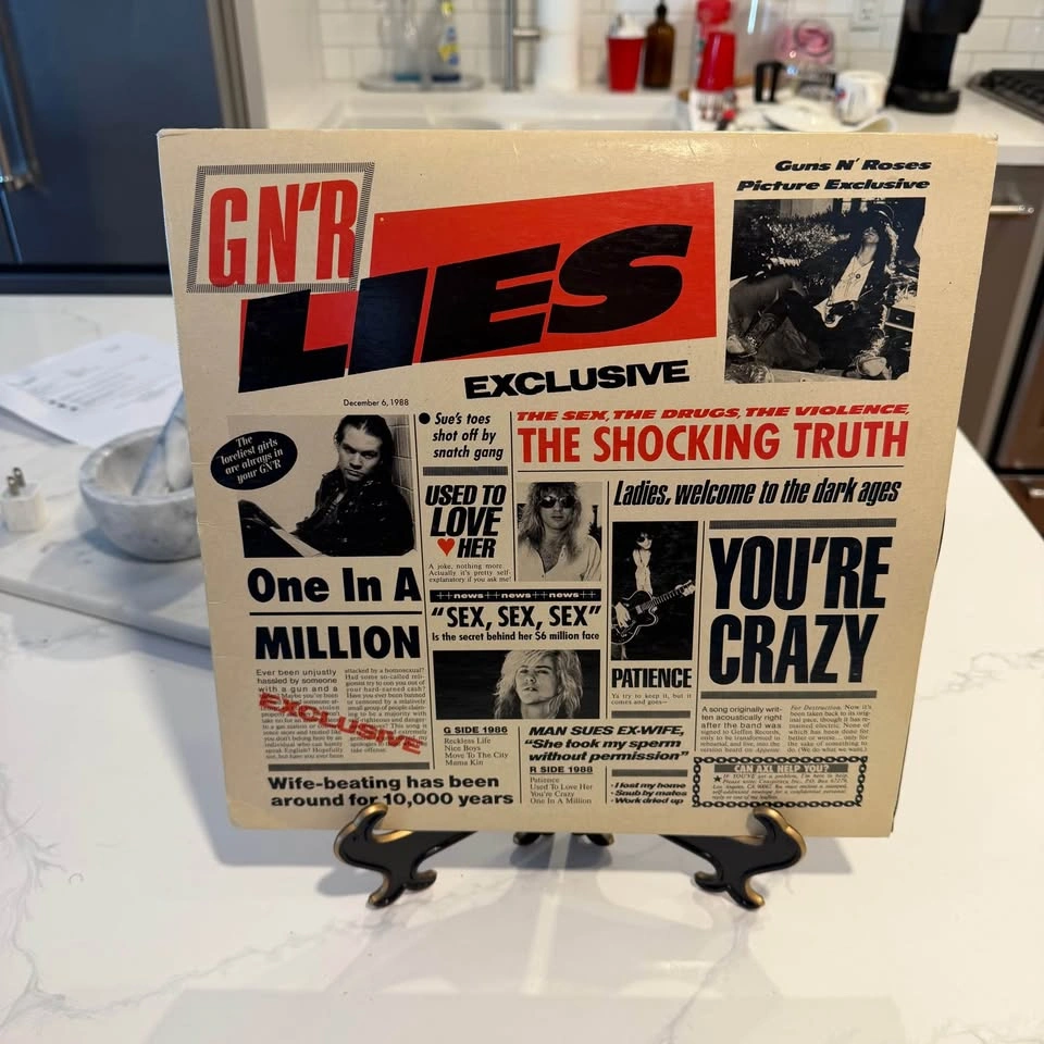 Guns N Roses Lies/Live Good Condition Geffen 07599-24198-19 - photo 2