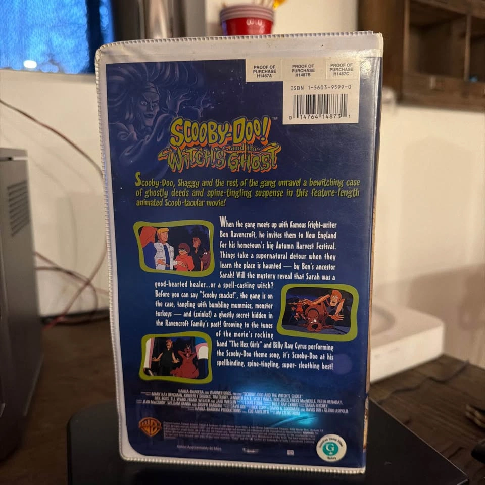 Scooby Doo and the Witches Ghost VHS TESTED Works Mold free - photo 2