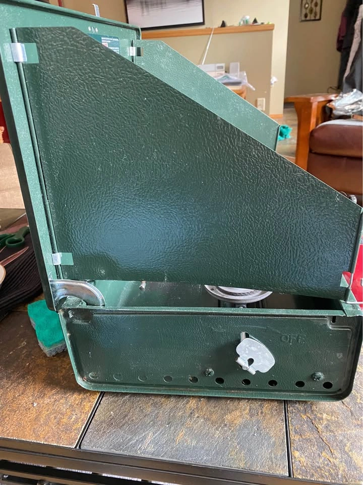 Vintage Coleman Compact 2-Burner Stove - Model 425F499C (Box) - photo 5