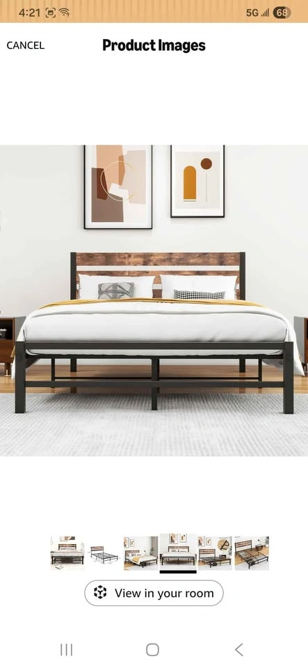 Full/ Double Bed Frame - photo 3